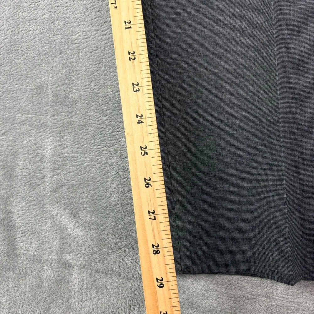 Banana Republic Mens 36x30 Charcoal Grey Slim Fit Marzotto Italian Wool Pants